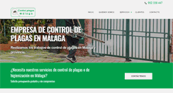 Desktop Screenshot of controlplagasmalaga.com