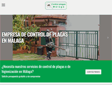 Tablet Screenshot of controlplagasmalaga.com